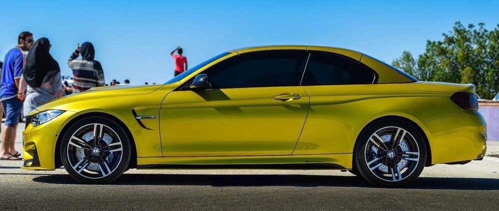 عکس/ خاص‌ترین رنگ BMW در ایران