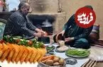 ببینید| غذای روستایی در ایران؛ تهیه سوپ سبزیجات و سمبوسه توسط زوج روستایی