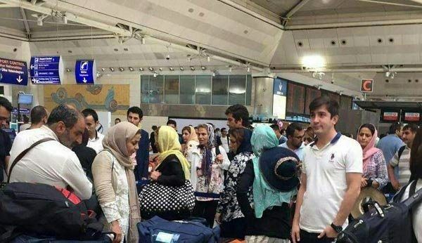 عکس/ سرگردانی ایرانی‌ها در فرودگاه آتاتورک