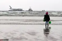 تصاویر/ کشتي‌سواري هواپیمای بوئينگ767!