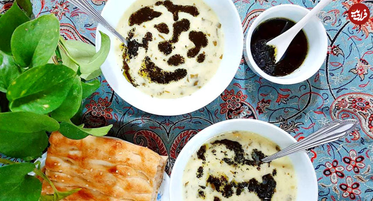 طرز تهیه آش دوغ ترکی؛ ترکیبی از ادویههای مطبوع