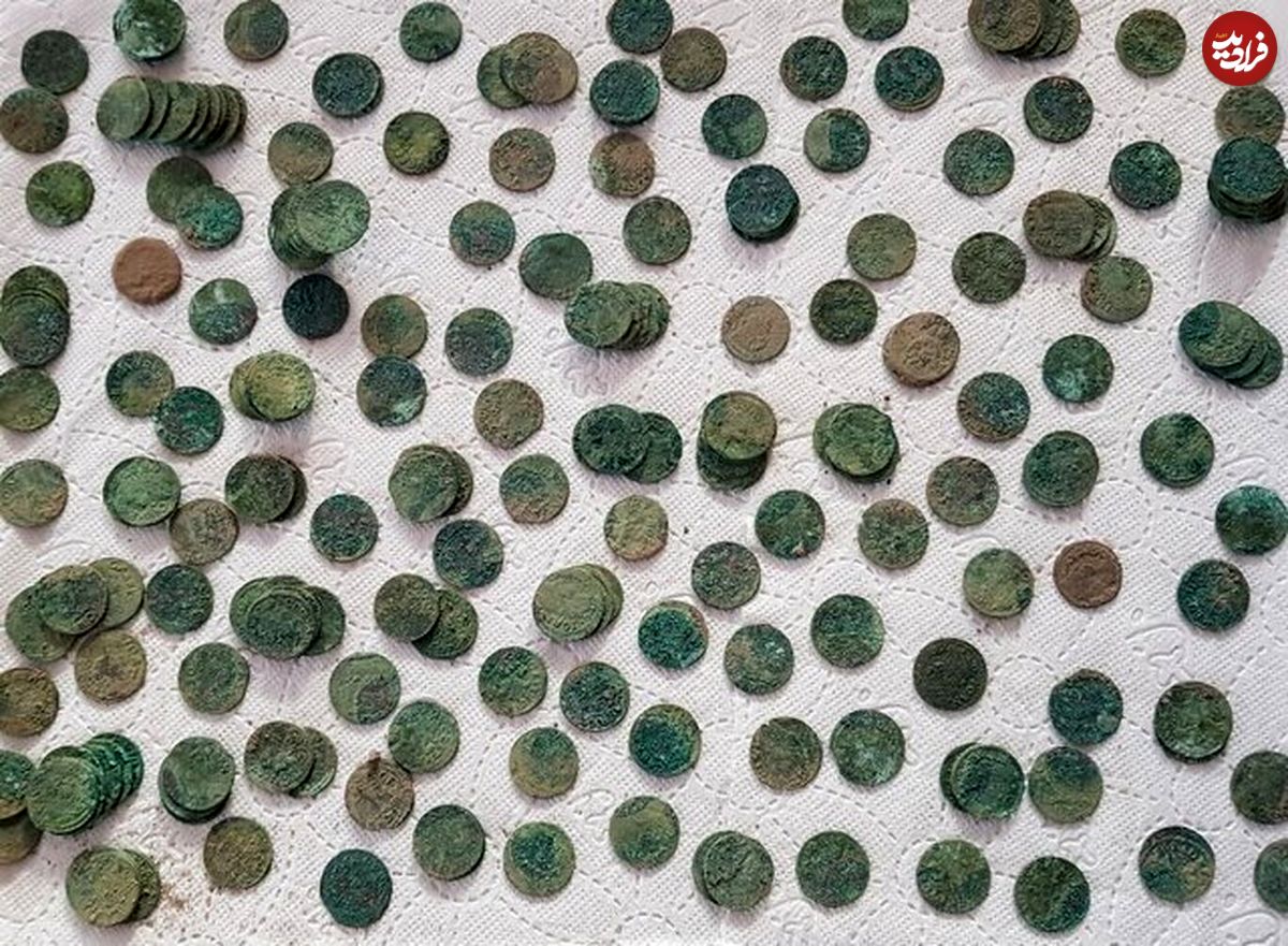 (عکس) جزئیات کشف اتفاقی ۱۰۰۰ سکه در یک مزرعه در لهستان
