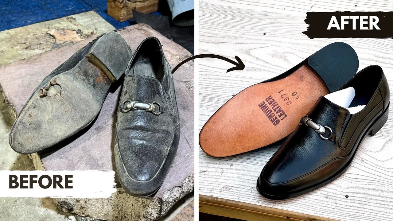 (ویدئو) چگونه کفش های قدیمی را به کفشی شیک و جدید تبدیل کنیم؟