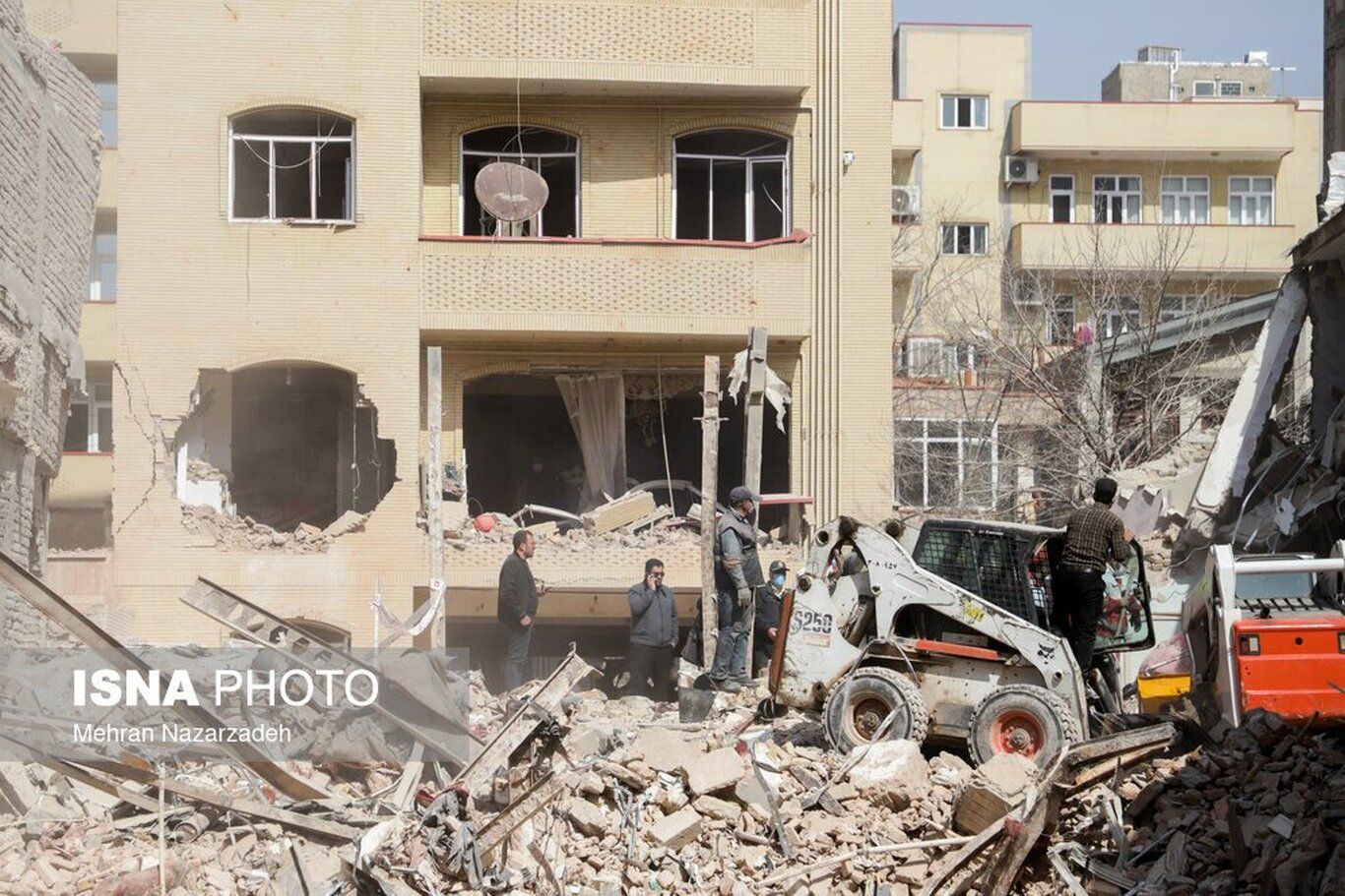 (تصاویر) انفجاری مهیب در تبریز