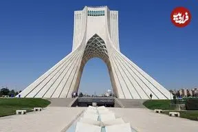 عکس| سفر به ایران قدیم؛ «برج آزادی تهران، وقتی در حال ساخت بود»؛ سال 50