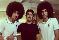 عکس| سفر زمان؛ تیپ و چهرۀ متفاوت «ارسطو» (سریال پایتخت) در کنار «رضا عطاران»