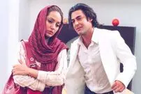 (عکس) «محمدرضا گلزار و مهناز افشار» در پشت صحنه فیلم «آتش بس»؛ سال 1384