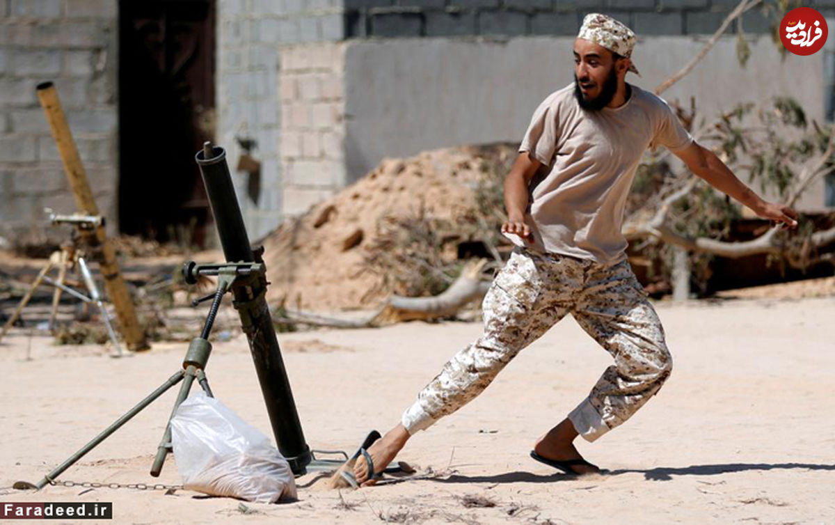 تصاویر/ نبرد تن به تن با داعش بر سر "سرت"