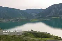 (تصاویر) آغاز آبگیری سد «چم‌شیر»