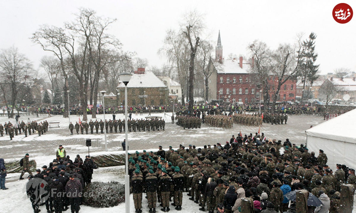 تصاویر/ استقبال از سربازان امریکایی در لهستان
