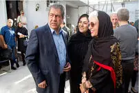 عکس/ باران کوثری به همراه پدر و مادرش