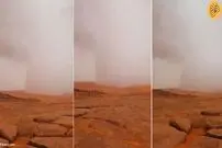 (ویدئو) پدیده‌ای عجیب در عربستان؛ ابری که در یک جا می‌بارد!