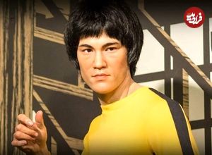 عکس| سفر در زمان؛ چهره «بروسلی» در یک کنفرانس مطبوعاتی؛ سال 1350