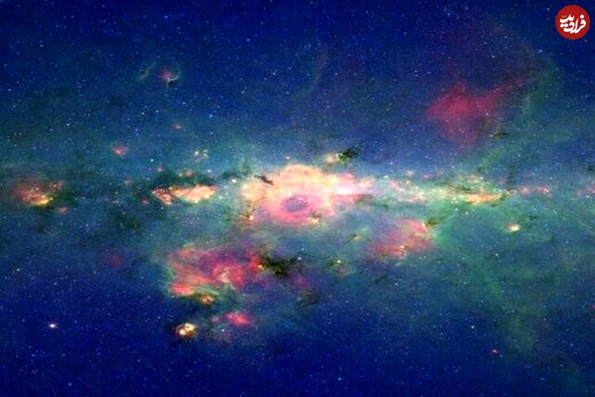 (عکس) تصویر شگفت انگیز تلسکوپ اسپیتزر از قلب راه شیری
