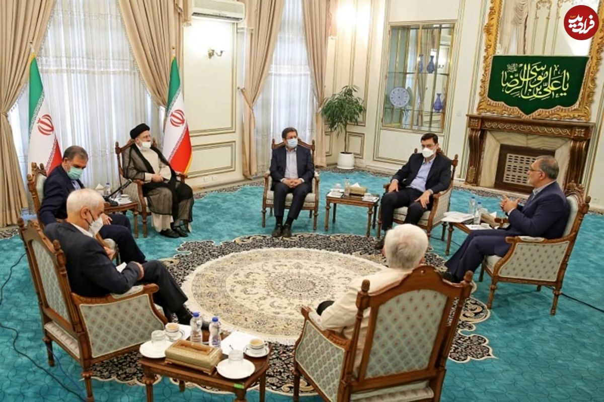 دیدار ۶ کاندیدای انتخابات ریاست جمهوری ۱۴۰۰ با رئیسجمهور منتخب