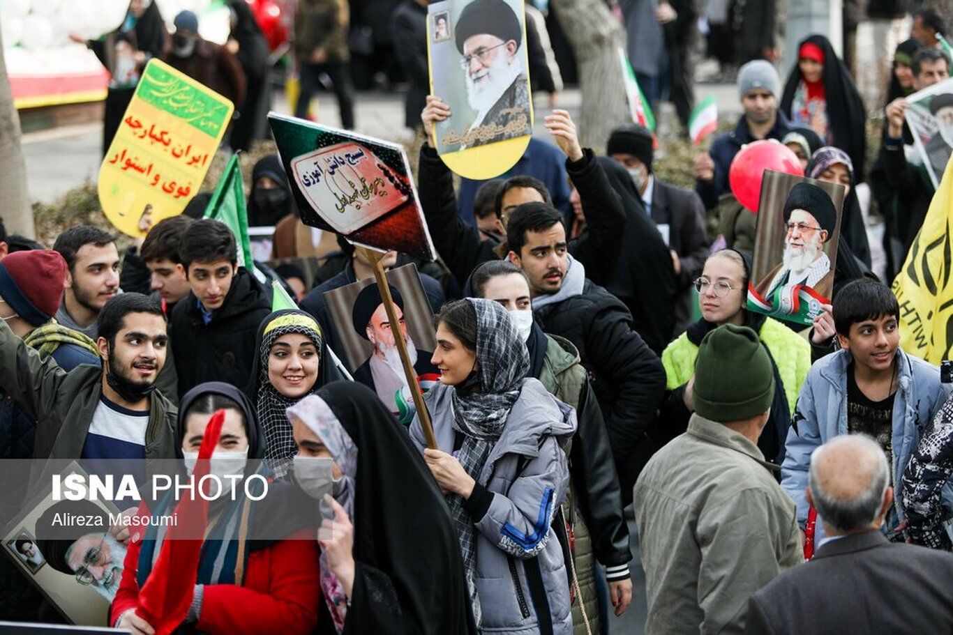 (تصاویر) راهپیمایی ۲۲ بهمن ۱۴۰۱ - تهران