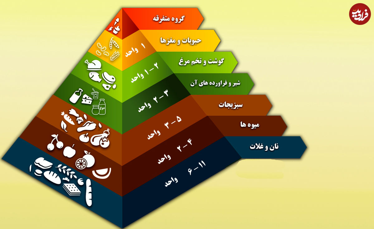هرم غذایی چه کمکی به ما میکند؟