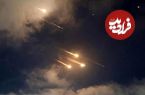 ببینید؛ نمایی از شلیک موشک‌های بالستیک ایران به اسرائیل از کابین خلبان یک هواپیما در دبی