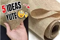 (ویدئو) 5 ایده خلاقانه و جالب با گونی پارچه ای برای ساخت وسایل تزئینی