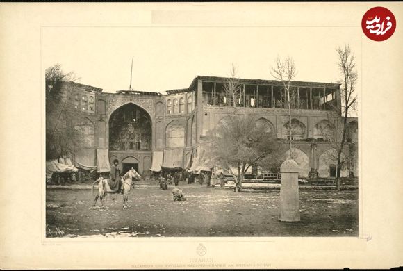 عکس؛ سفر در زمان؛ یکی از الواط اصفهان و نوچه هایش