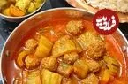 خورش خیار چنبر با گوشت قلقلی؛ طعم متفاوتی که عاشقش می‌شوید