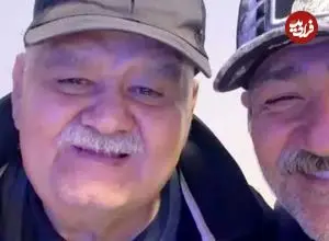 عکس| سفر زمان؛ «اکبر عبدی» 34 ساله در کنار «لیلا مصدقی» در «تحفۀ هند»؛ سال 73