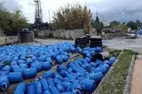 (ویدئو) رودخانه کپسول گاز! ؛ نمایی باورنکردنی در یک خیابان
