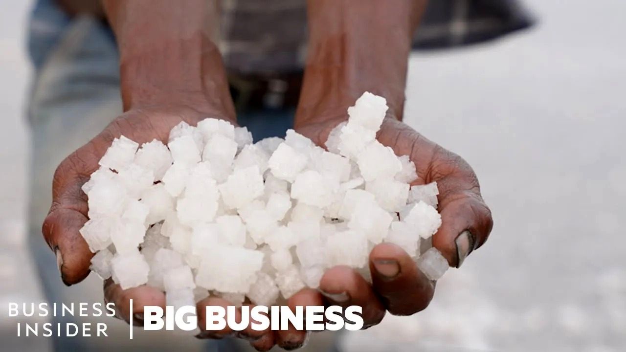 (ویدئو) ببینید هندی ها در چه فرایند سخت و دشواری نمک صحرا برداشت می کنند