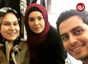 عکس| سفر زمان؛ «آیناز، آفرین و محمدعلی» در پشت‌صحنه سریال «آنام»