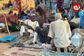 تصاویر؛ جنایت نیروهای وابسته به امارات در سودان؛ مشاهده لکه های خون از تصاویر ماهواره ای 