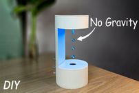 ببینید| نحوه ساخت آبنمای ضد جاذبه در خانه به روش یک استاد آمریکایی