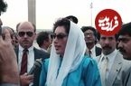 عکس| سفر در زمان؛ «بی نظیر بوتو» نخست وزیر پاکستان در حرم امام رضا؛ سال 69