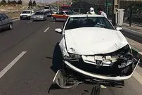 (ویدیو) میزان خسارت فاجعه‌بار پژو پارس دربرخورد با خودروی خارجی
