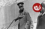 عکس؛ سفر در زمان؛ «رضاخان در کنار فرماندهان اش»؛ سال 1303
