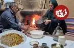 ببینید| غذای روستایی در ایران؛ پخت یک غذای متفاوت با سنگدان مرغ
