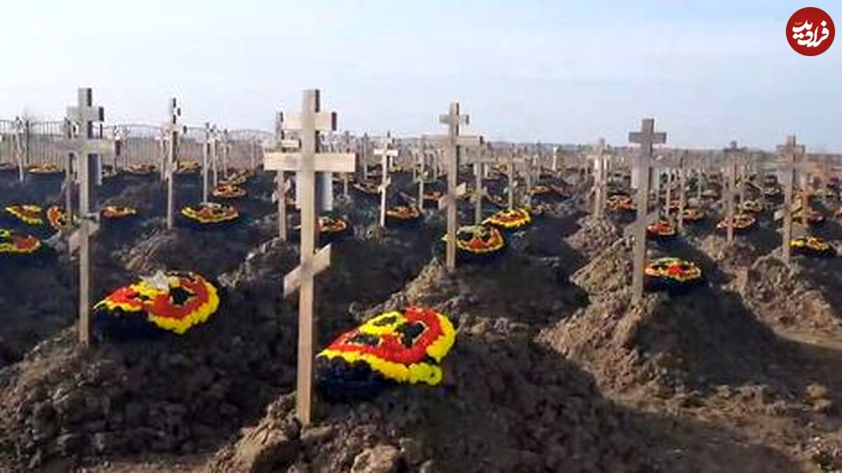 (ویدیو) تخریب گورستان سربازان واگنر پس از مرگ پریگوژین؛ محکومان به استخدام واگنر درآمدند 