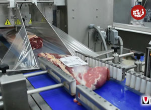 (ویدئو) مراحل بسته بندی تماشایی گوشت با سیستم های مدرن در کارخانه