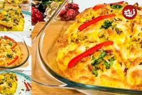 ببینید| طرز تهیه یک غذای ساده و جدید با مرغ و سیب زمینی