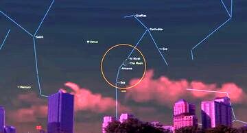 دو شب دیگر «قلب‌العقرب» در آسمان نمایان می‌شود!