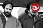 عکس؛ سفر در زمان؛ «بنی‌صدر و شهید رجایی در فرودگاه مهرآباد»؛ سال 59