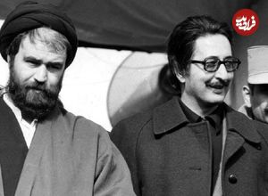 عکس؛ سفر در زمان؛ «بنی‌صدر و شهید رجایی در فرودگاه مهرآباد»؛ سال 59