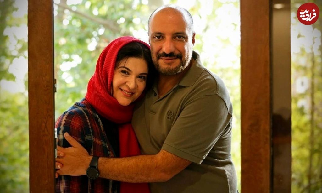 (عکس) تیپ و چهره فرودگاهی «هما» سریال پایتخت و همسرش در کنار مهدی طارمی