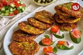 انتخابی عالی برای شام سبک؛ کوکو ذرت و نخودفرنگی