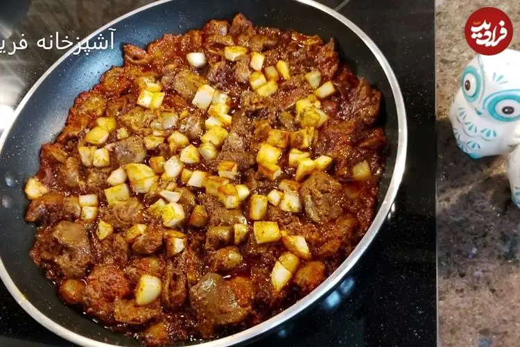 ببینید| طرز تهیه خوراک دل و جگر مرغ در 15 دقیقه