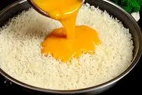 ببینید| طرز تهیه یک غذای ساده و فوری با یک پیمانه برنج و 4 تخم مرغ
