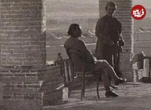 عکس| سفر زمان؛ منظرۀ متفاوت حرم حضرت معصومه (س) از بالکن یک عمارت اعیانی