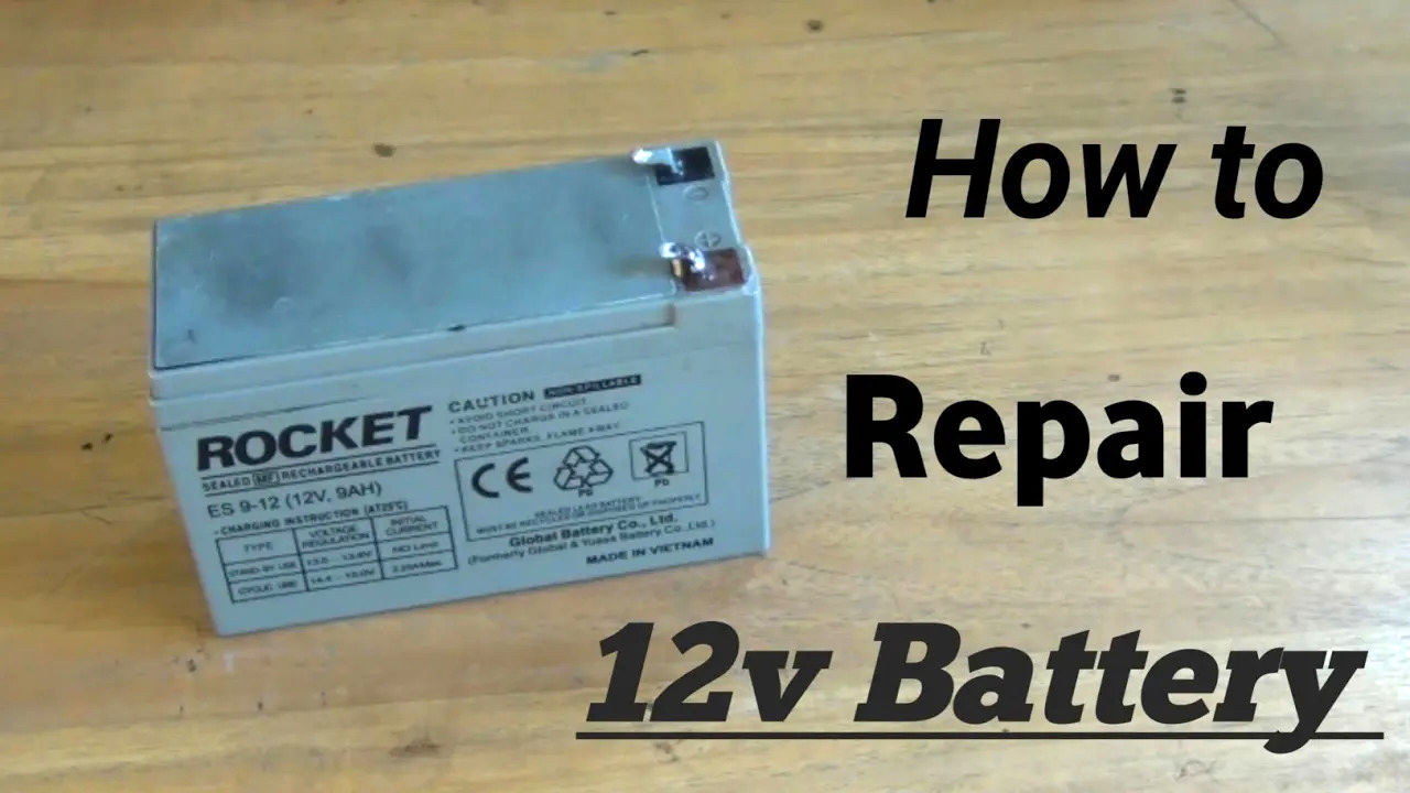 (ویدئو) نحوه تعمیر باتری 12 ولتی در منزل به روش برقکار آمریکایی 