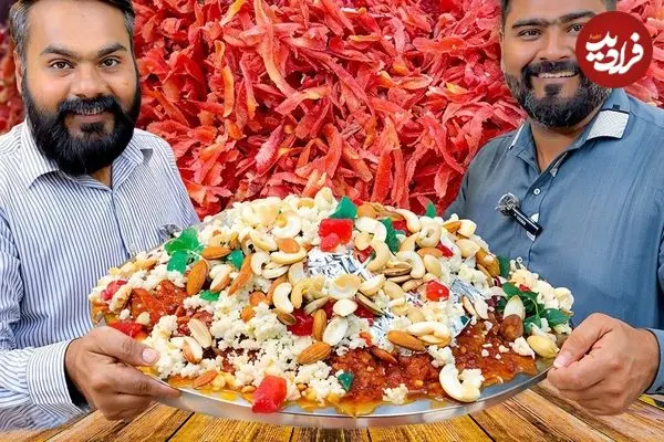 ببینید| غذای روستایی در پاکستان؛ پخت 15 کیلوگرم حلوای هویج در روستا