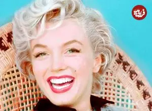 عکس| سفر در زمان؛ «مرلین مونرو» روی پله های یک هواپیما؛ سال 1328