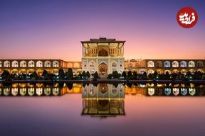 ببینید؛ تصاویر آتش‌سوزی شدید در میدان نقش جهان اصفهان